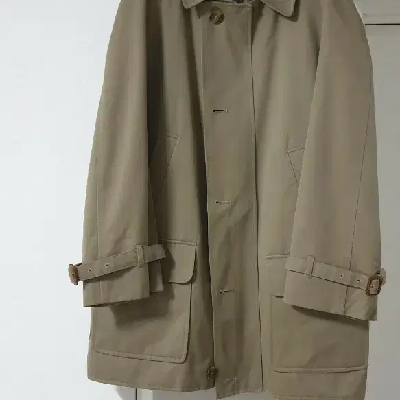 영국제 아쿠아스큐텀 Aquascutum 빈티지 싱글 코트 체크안감 M