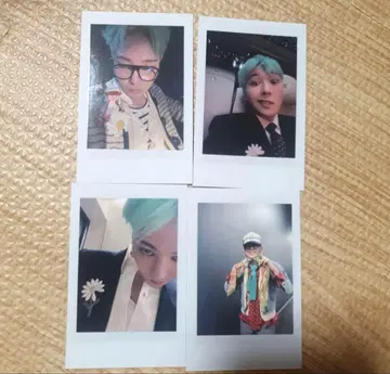G-DRAGON 구매 혜택 트레이딩 카드 폴로라이드 Ubermensch 사진 폴라로이드
