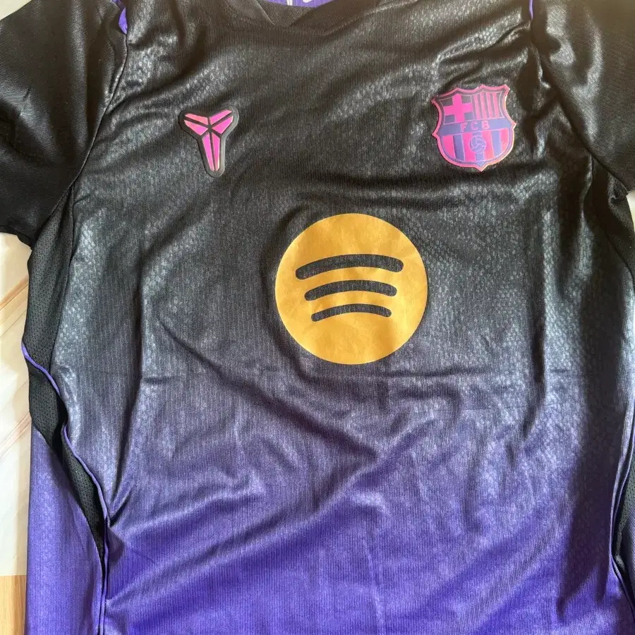 FC 바르셀로나 코비 브라이언트 저지 블랙 퍼플