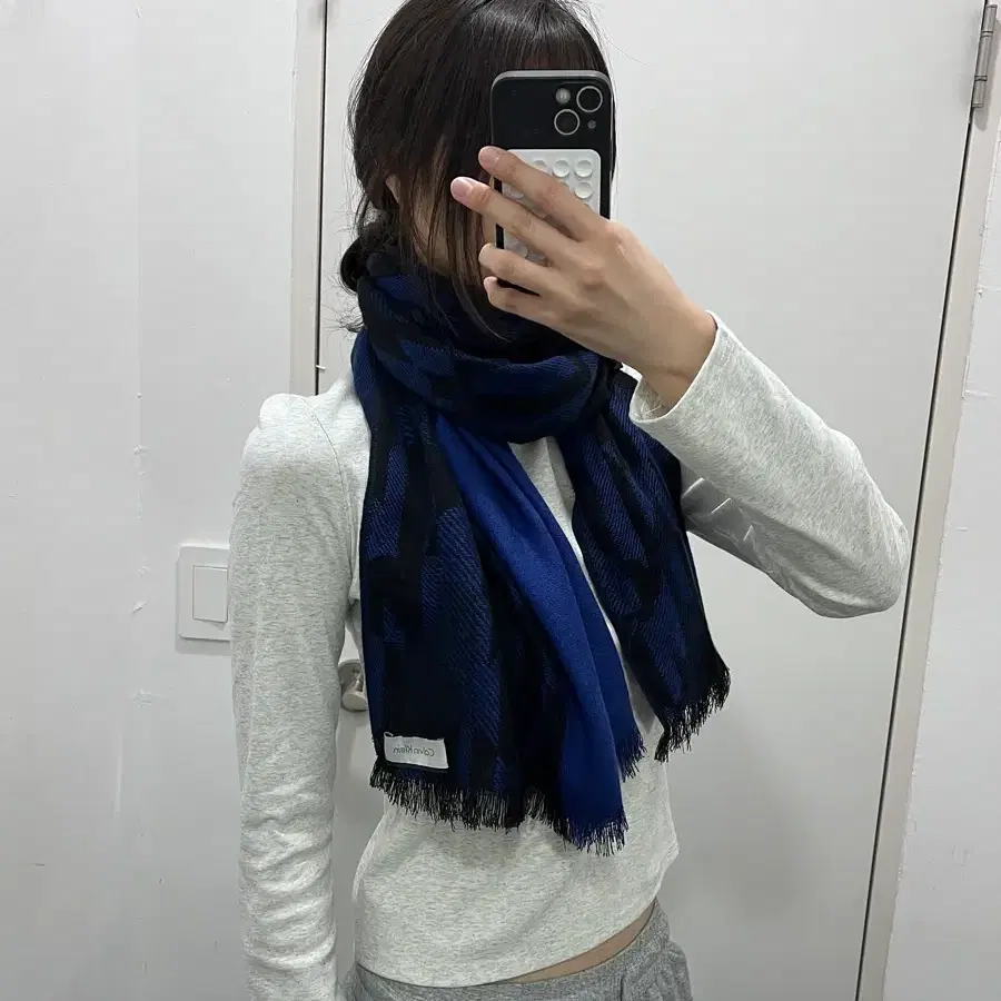 Calvin Klein y2k 펑크 머플러 스카프