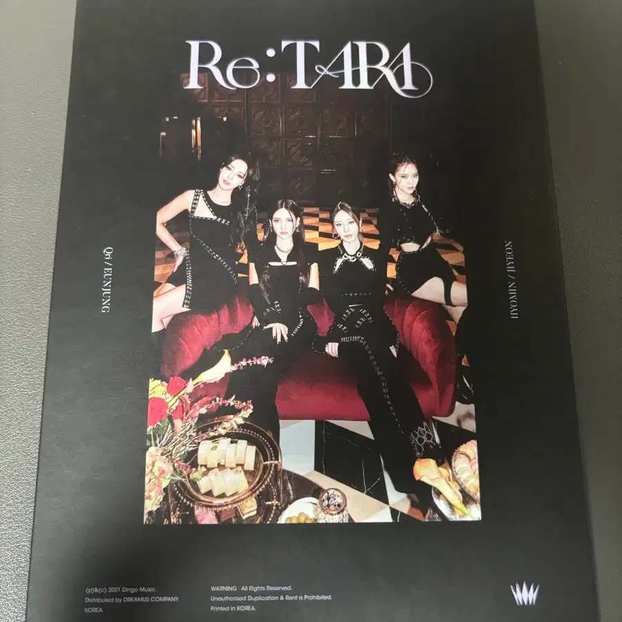 티아라 앨범 Re T ARA ALL KILL TIKI TAKA 리티아라 지연 효민 은정 큐리 보람 소연