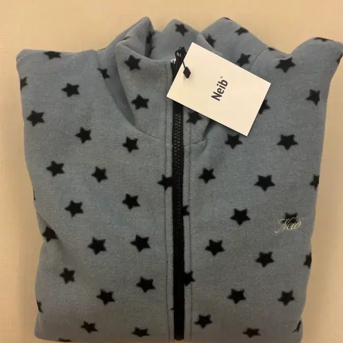 Neib Star fleece full zip up 네이비 후리스집업