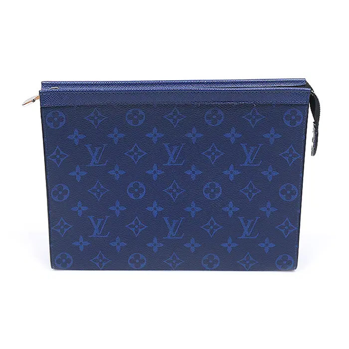 Louis Vuitton(루이비통) M30423 퍼시픽 블루 타이가라마 모노그램 이클립스 캔버스 포쉐트 보야주 MM 클러치 MUJ93405LV
