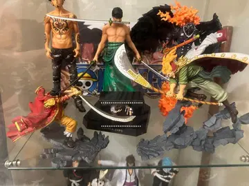 ONE PIECE 2체 세트 로저 흰 수염 피규어