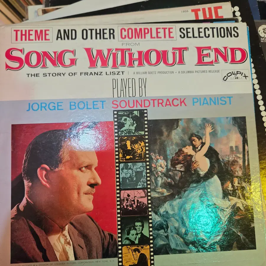 피아노의 거장 호르헤 볼레(Jorge Bolet)가 연주한 1961년작 클래식 앨범 Theme And Other Selections From "Song Without End