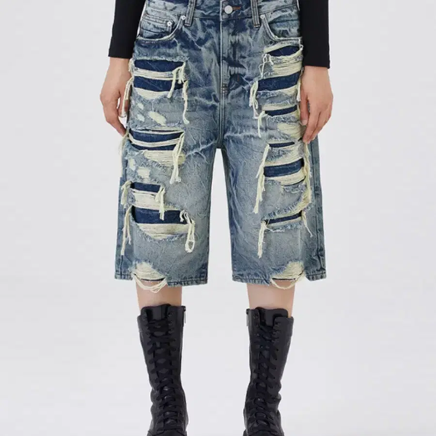 스모크라이즈 HEAVY REPAIR DENIM 데님 팬츠 청바지 28