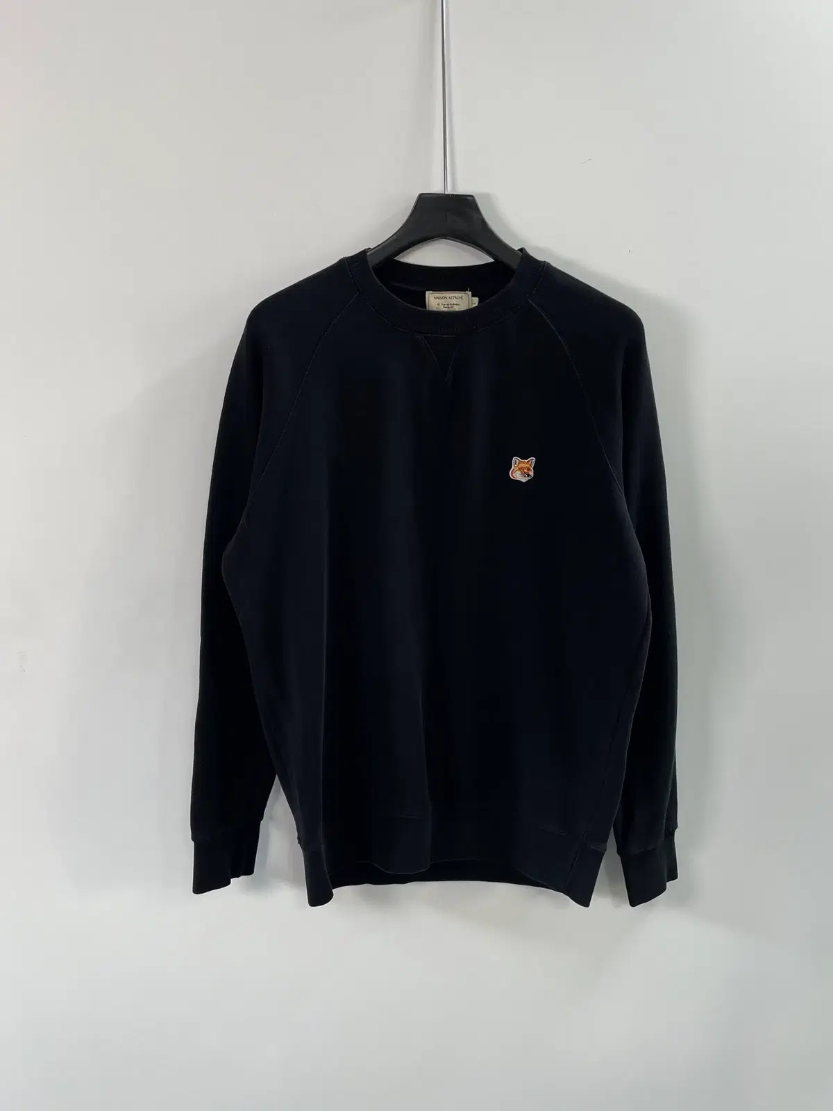 Maison Kitsune Fox Head Black Sweatshirt (on.2852)