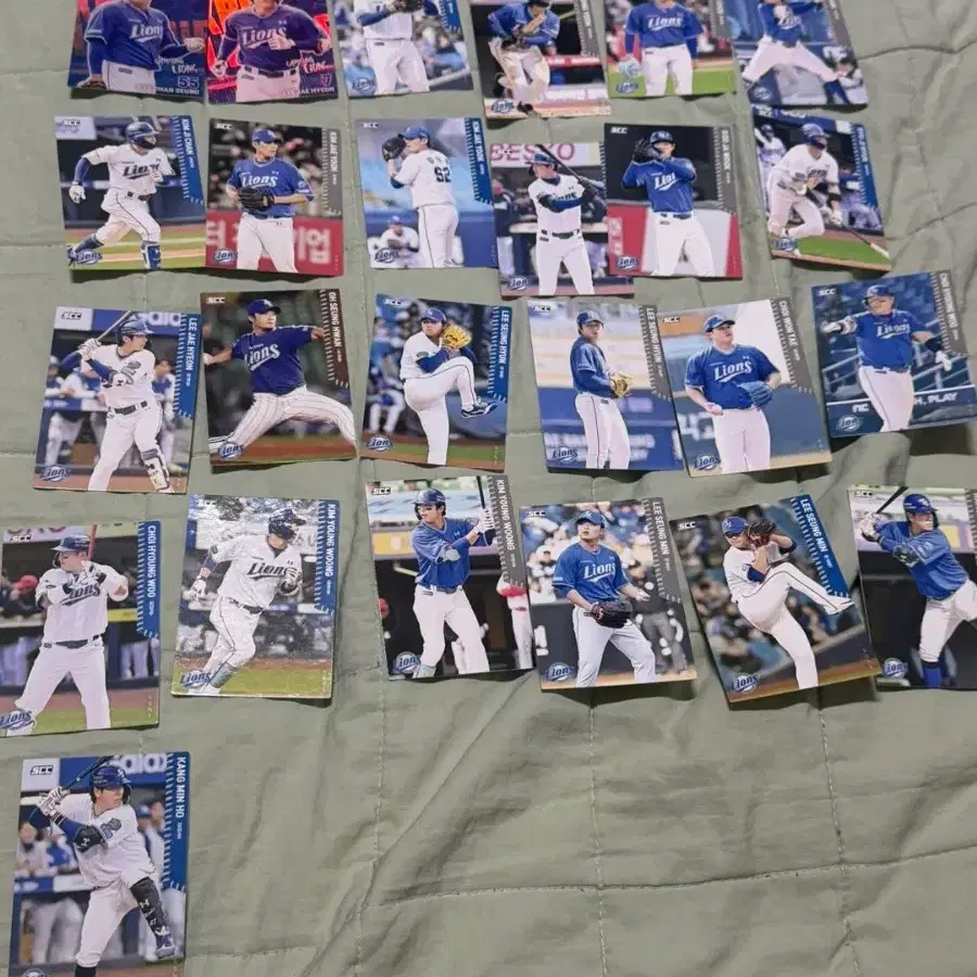 (홀로O) 2026 삼성 라이온즈 KBO 카드 25장 일괄 (중복X)