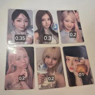 앤믹스 응원봉 앨범 포카 릴리 해원 설윤 지우