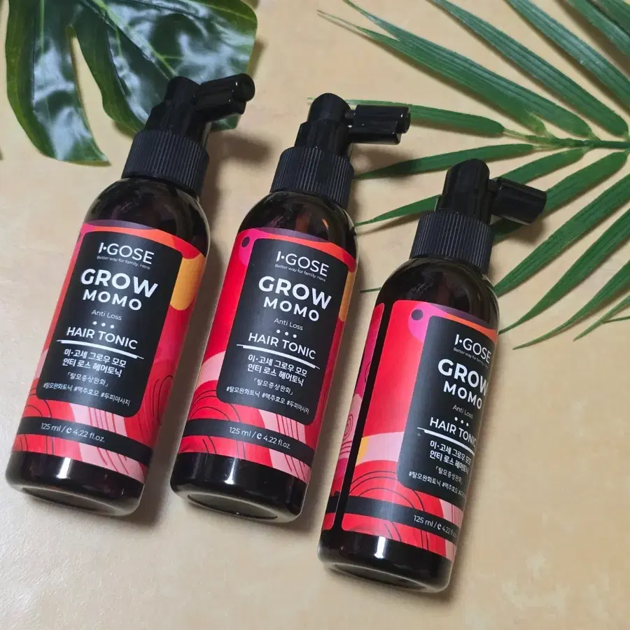 (새상품) 이고세 안티 로스 헤어토닉 3개 (125ml)