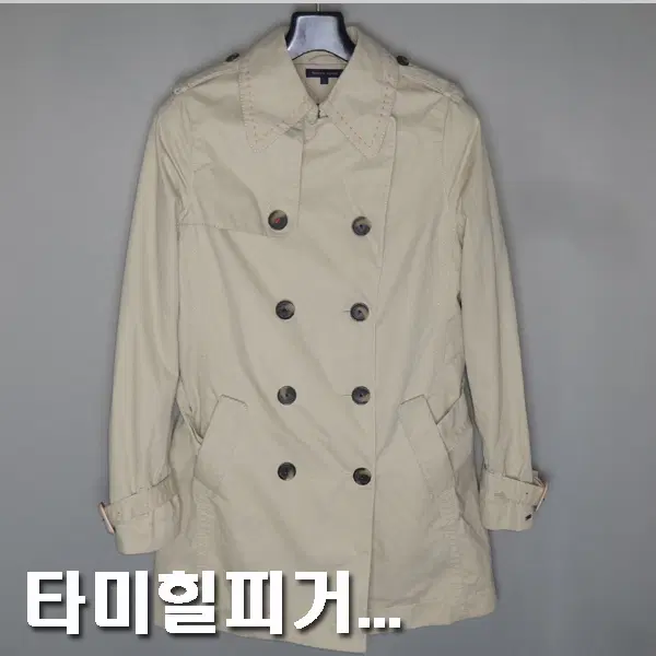 타미힐피거/여성90/더블벨티드트랜치하프코트자켓/4049/달순구제157