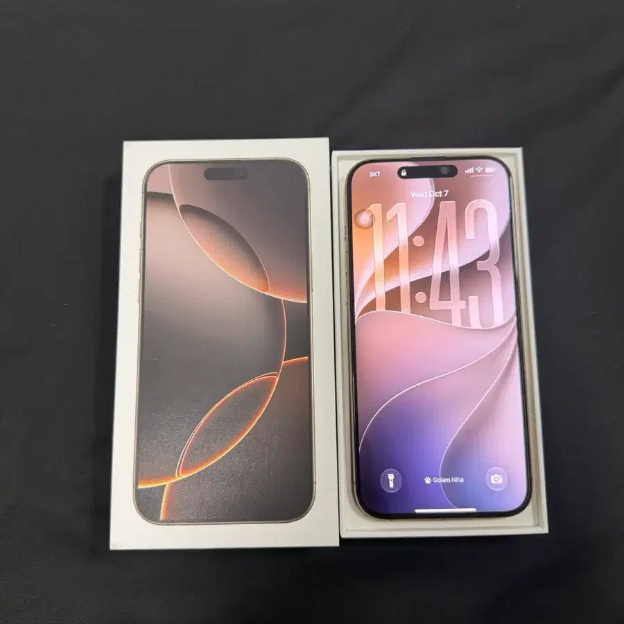 아이폰 16 프로 맥스 골드 티타늄 256GB