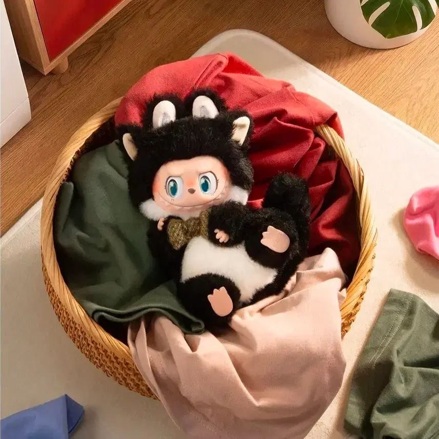 팝마트 라부부 캣 모드 젖소(Cow Kitty) 인형 키링 팝나우 (양도)팝니다.