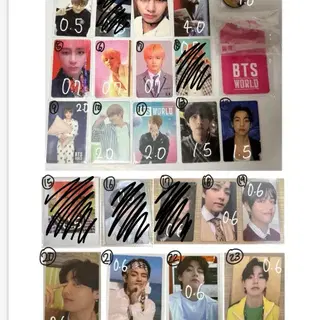방탄소년단 bts 뷔 태형 v 포토카드 포카 양도