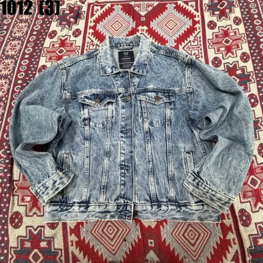 GAP 데님 자켓 워싱 블루 2XL 1012