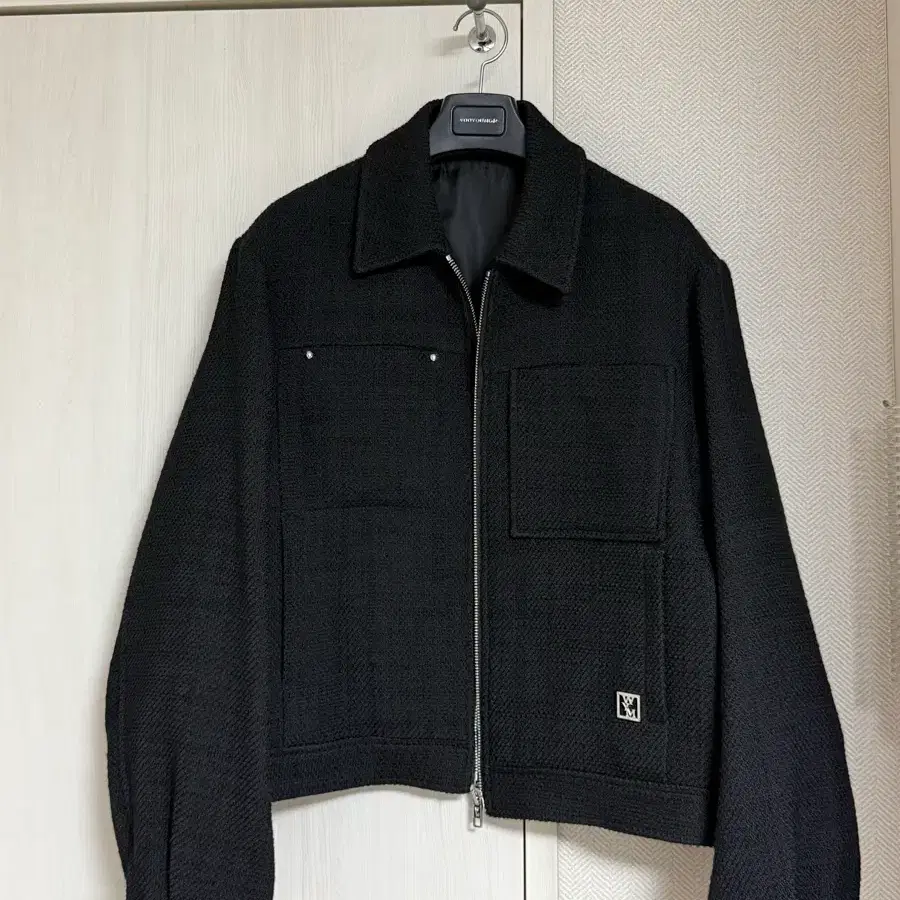 (48) 25ss 우영미 트위드 자켓 블랙