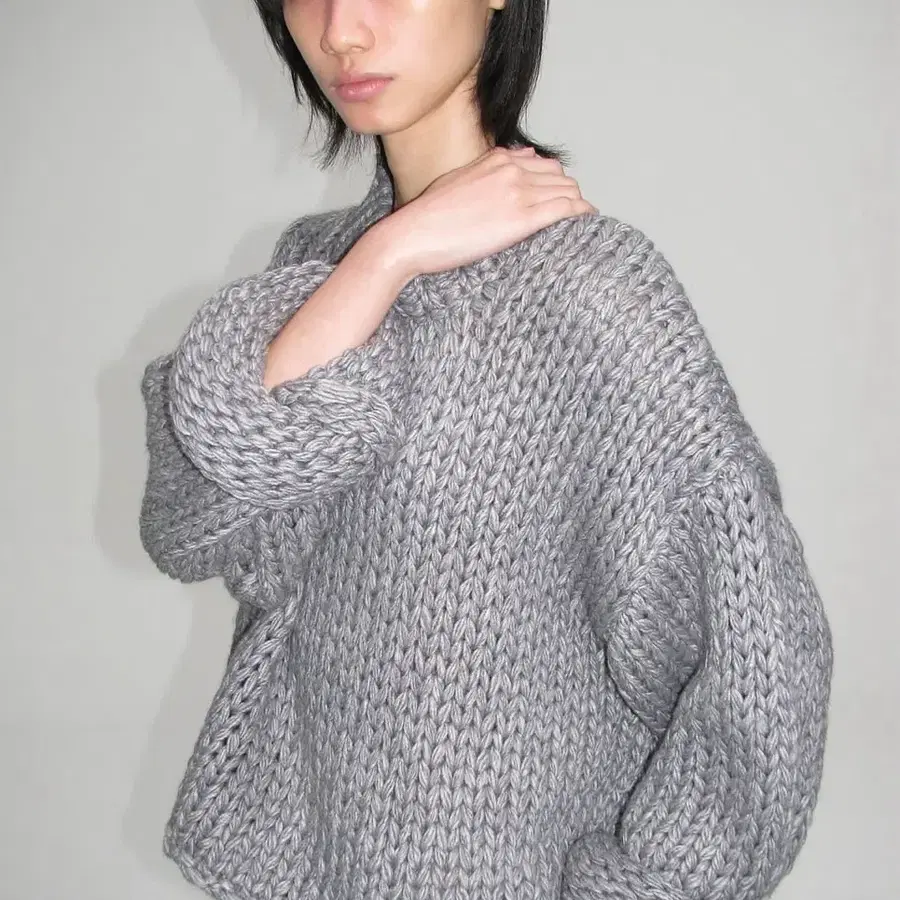 플리즈프로젝트 bulky pullover knit 니트