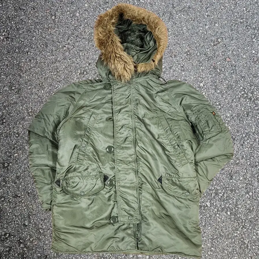 알파인더스트리 Alpha Industries N-3B 헤리티지 파카 세이지그린 자켓 M