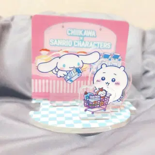 먼작귀 치이카와 산리오 시나모롤 콜라보 아크릴 스탠드