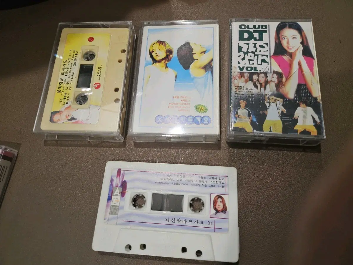 4 Cassette Tapes from the 90s