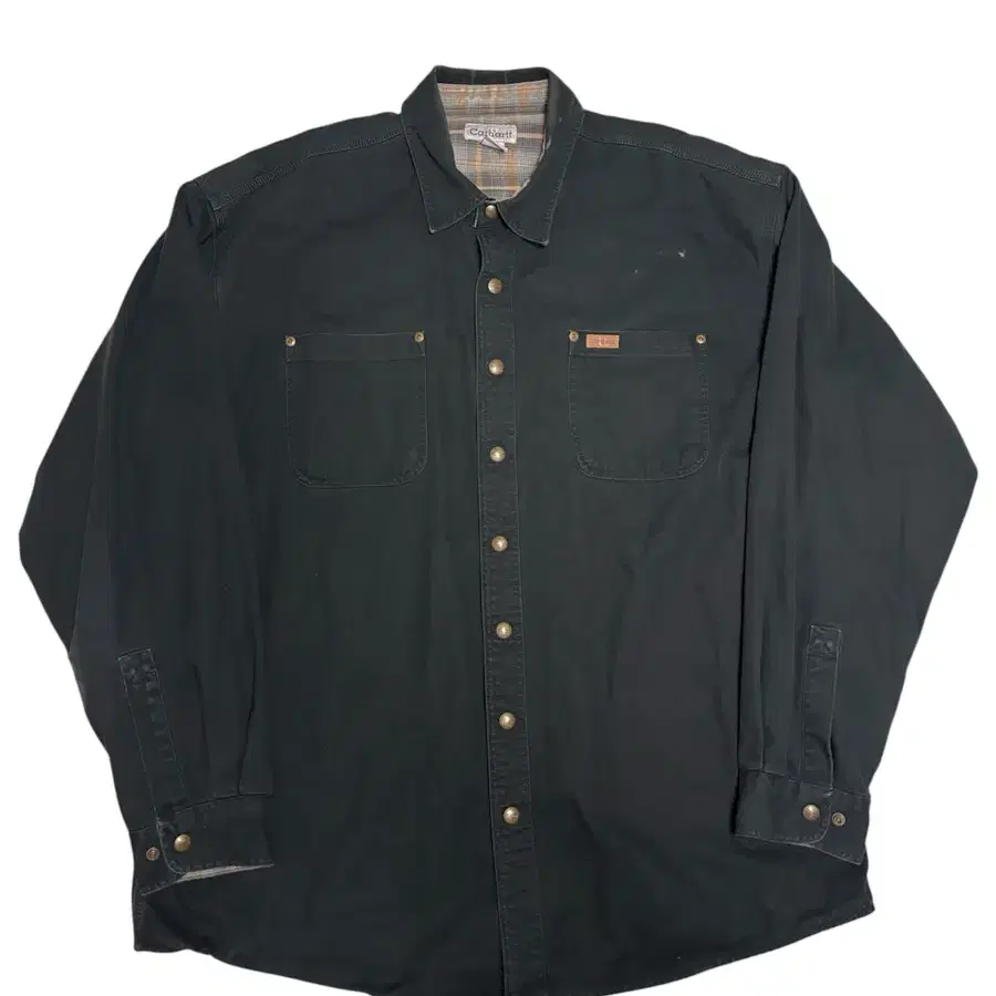 00s 칼하트 USA S96 BLK 워크 셔츠 자켓 XL