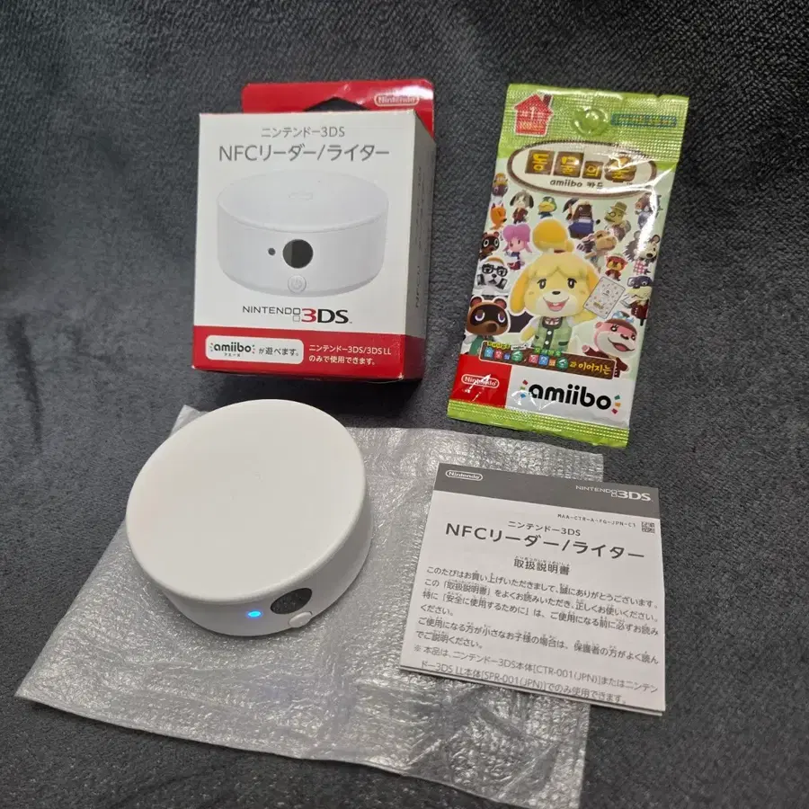닌텐도 3ds 튀동숲 구다수 아미보 nfc 리더 [소장용]