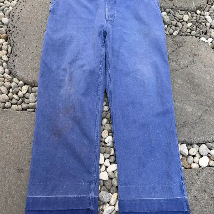 HARD FADED WIDE 70s LE MINEUR FRENCH WORK PANTS 프렌치워크 와이드팬츠