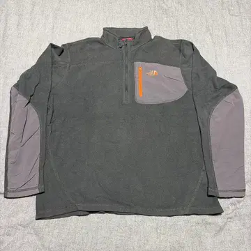 THE NORTH FACE 하프 지퍼 플리스 자켓 그레이