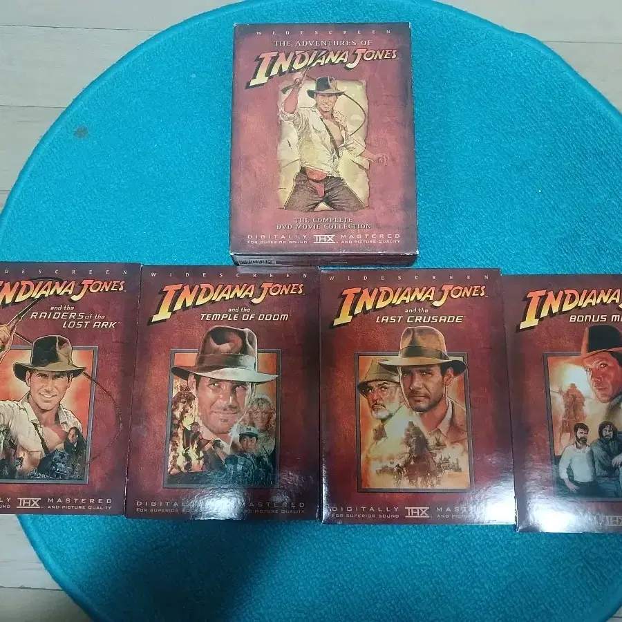 정품/4Disc 인디아나 존스 컴플리트 DVD 박스세트
