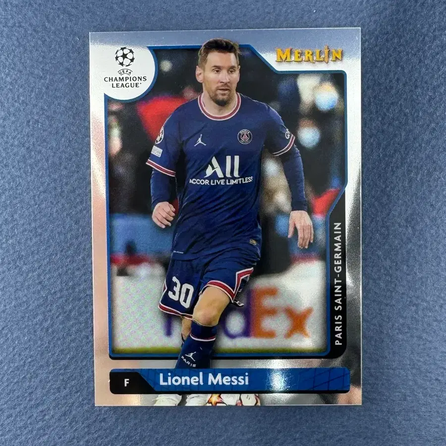 2021-22 Topps Merlin Chrome UEFA 리오넬 메시 Paris Saint-Germain