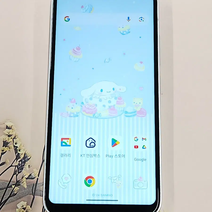 S급) 시나모롤키즈폰 128G 무잔상 실버 63890