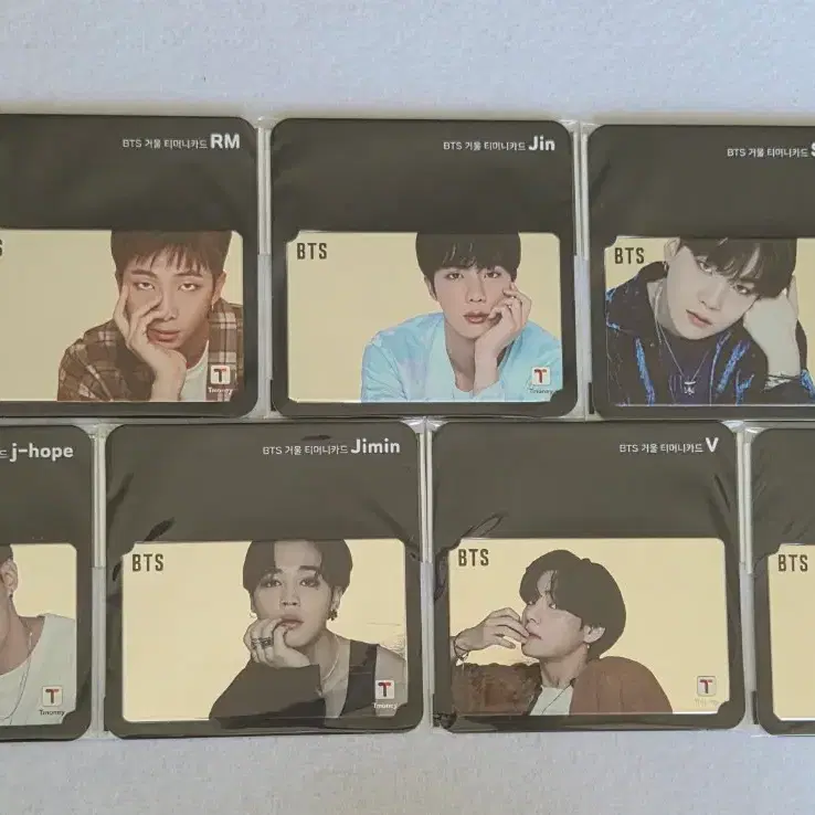 방탄소년단 티머니 교통카드 미개봉 일괄