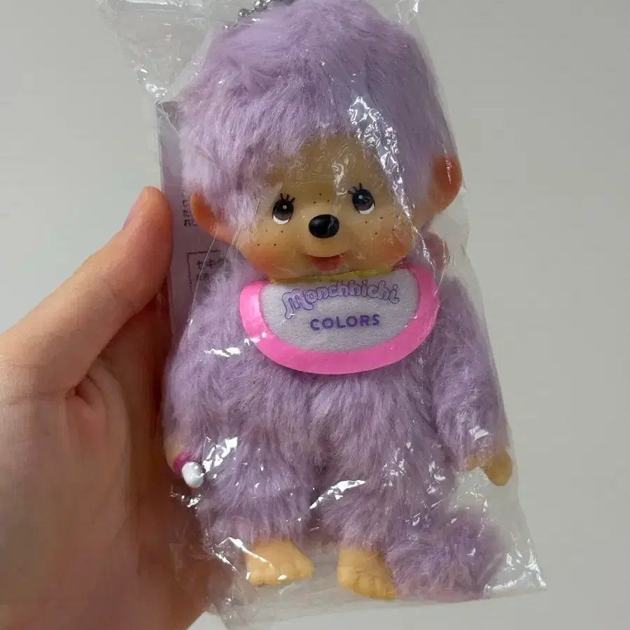 보라 연보라 퍼플 컬러 몬치치 인형 키링