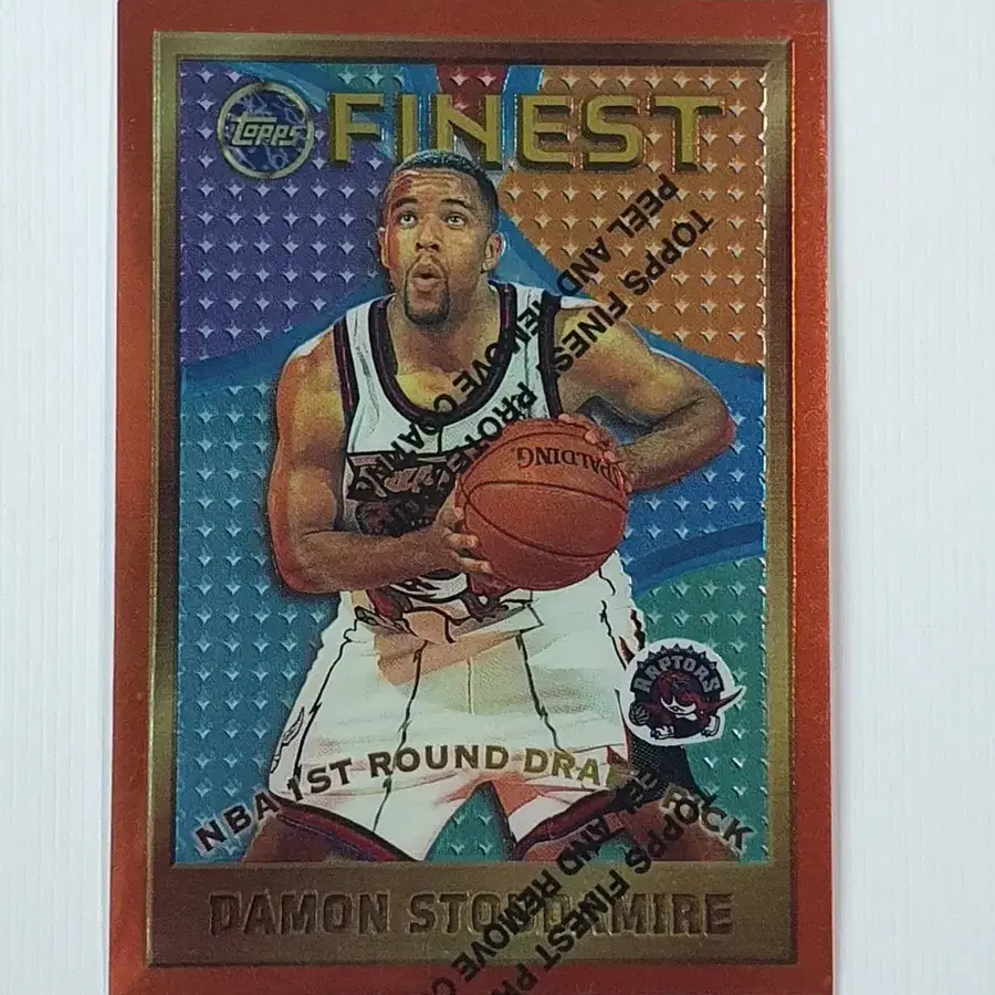1995-96 탑스 파이니스트 루키카드 데이먼 스타더마이어 신인왕 Topps Finest RC Damon Stoudamire nba