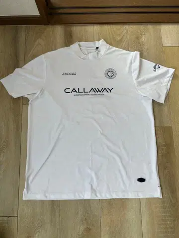 Callaway 남성용 골프 셔츠 화이트