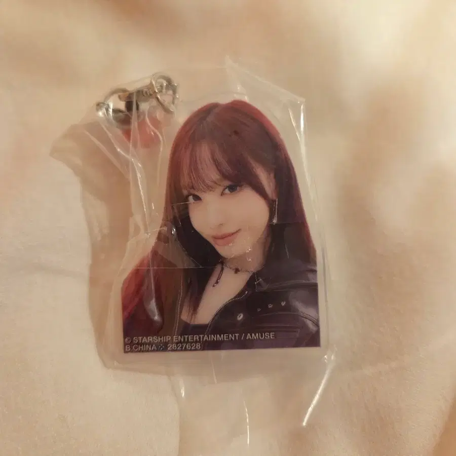 아이브 리즈 스트랩 키링 아크릴 가챠 반다이
