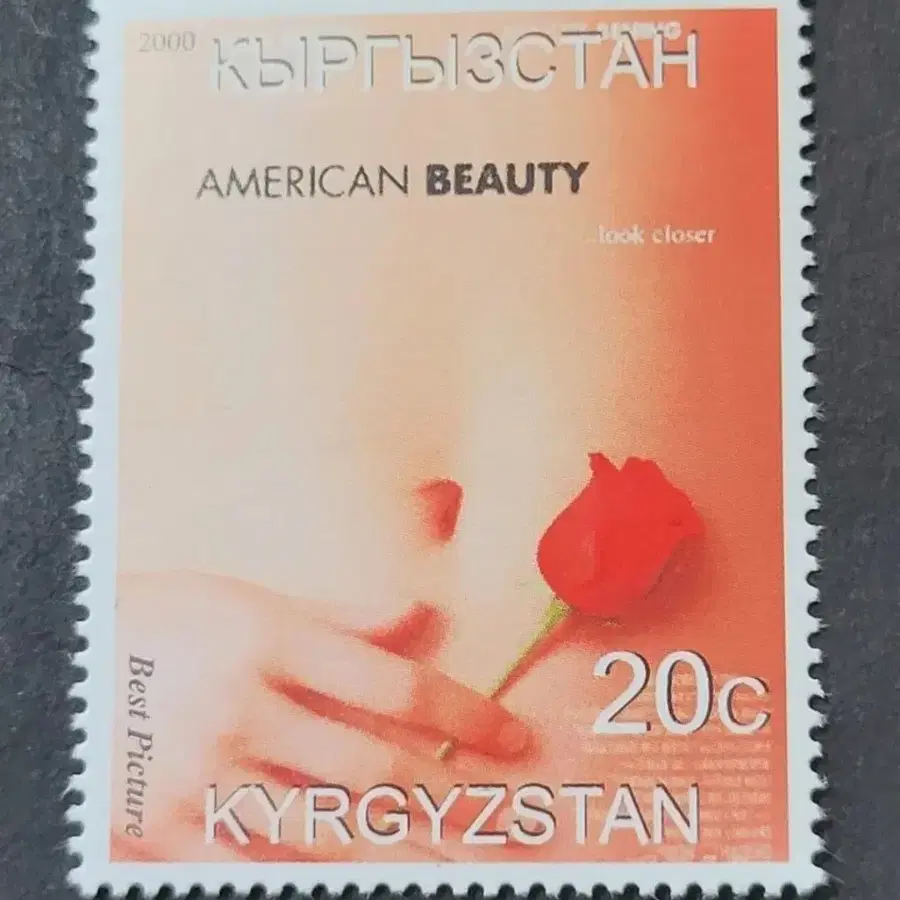 2000년 미국아카데미 최우수작품상 기념 우표American Beauty
