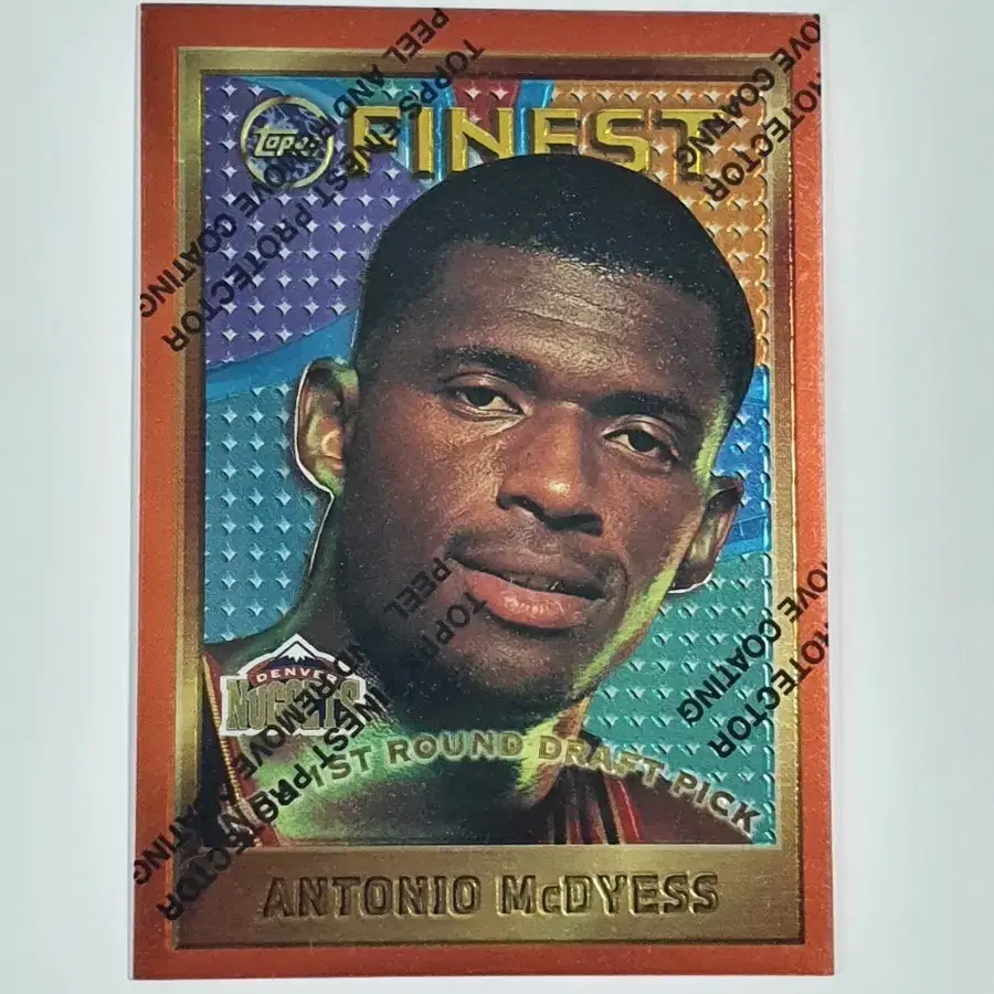 1995-96 탑스 파이니스트 안토니오 맥다이스 루키카드 Topps Finest RC Antonio McDyess nba
