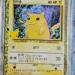 30주년 포켓몬카드 복각피카츄