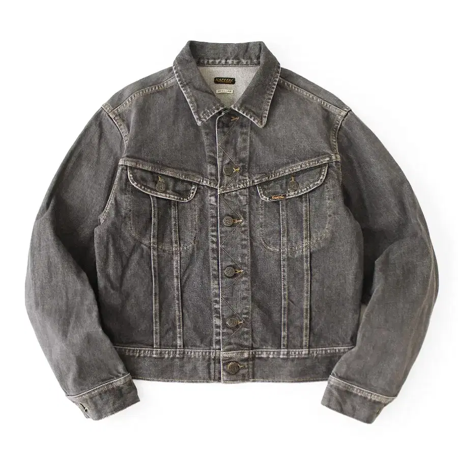 [44] 캐피탈 14oz 블랙 데님 웨스터너 regular