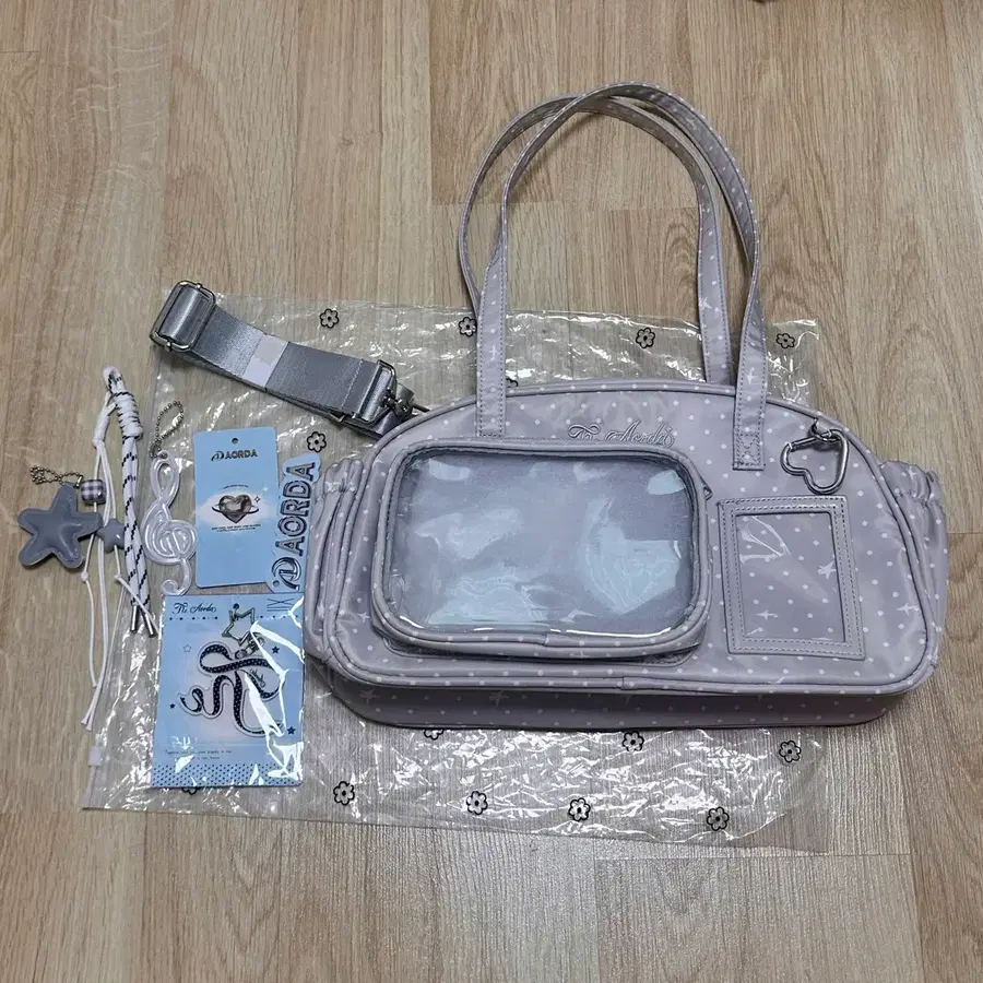 Aorda 이타백 숄더백 그레이