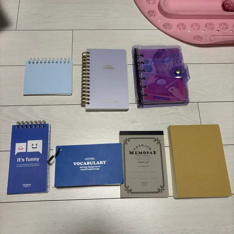 (새상품)계획노트 유선노트 메모패드 일괄