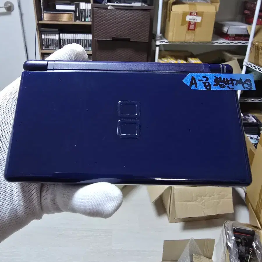 황변개선 새백라이트 A-급 닌텐도 DS Lite DSL 네이비아이스블루
