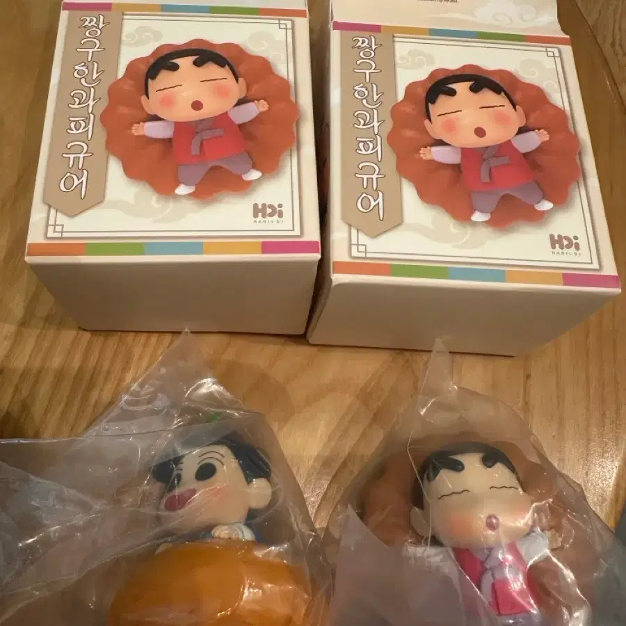 짱구는 못말려 짱구한과 피규어 2종(짱구+철수)