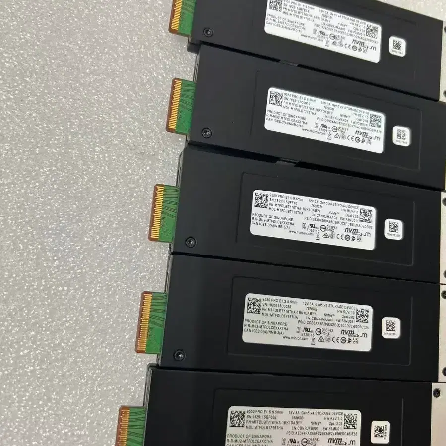 9550 PRO E1.S 9.5mm SSD. 7680GB