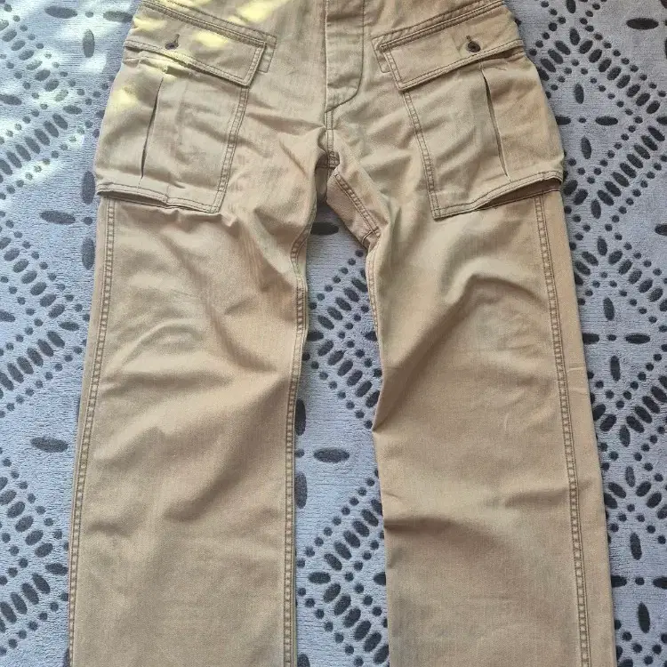 rrl 더블알엘 헤링본 hbt 베이지 몽키 카고 팬츠