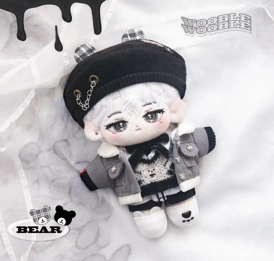 10cm Wooble Oreo Cotton Doll Doll Clothes