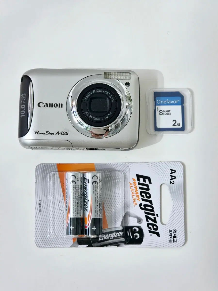 (Example Included) Canon PowerShot A495 Digital Camera Silver