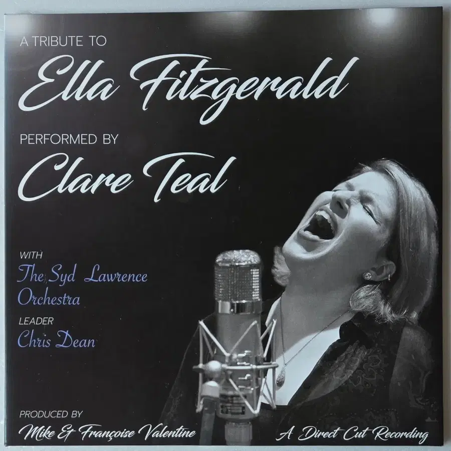 Clare Teal - A Tribute to Ella Fitzgerald LP ( 영국 Chasing the Dragon 레이블, D2D방식 오디오파일 )