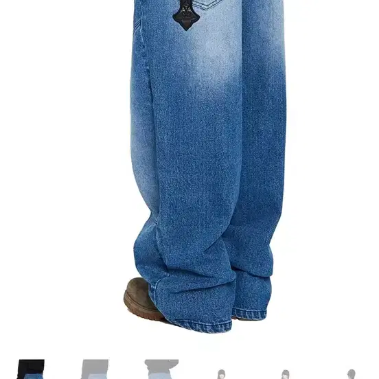아캄 AKM CROS2 Denim Pants (Blue) 데님바지
